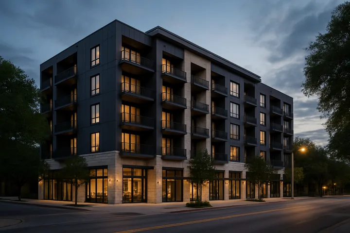 Illustrative South Congress mid-rise condo